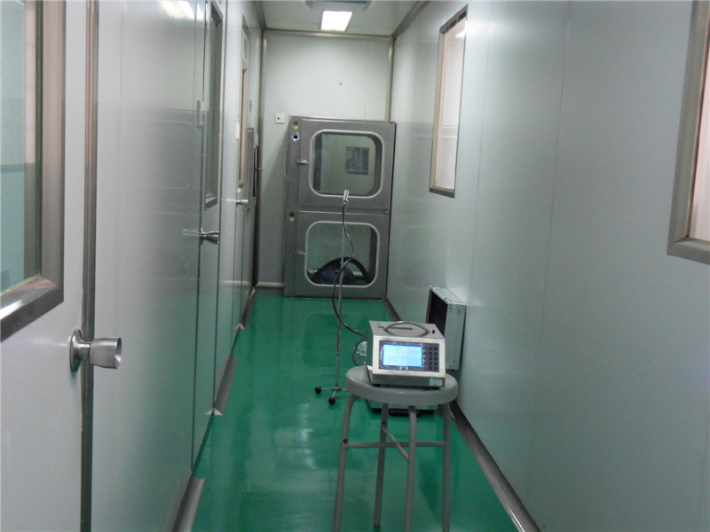 洁净走廊悬浮粒子检测